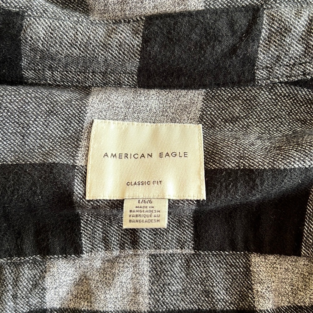 American Eagle Mens L Flannel